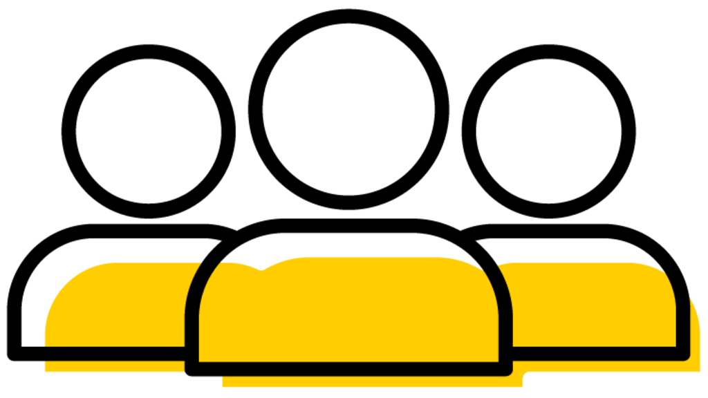 Three people logo